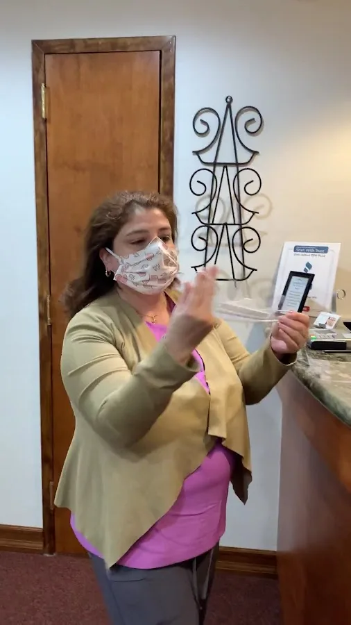 Patient discussing treatment options