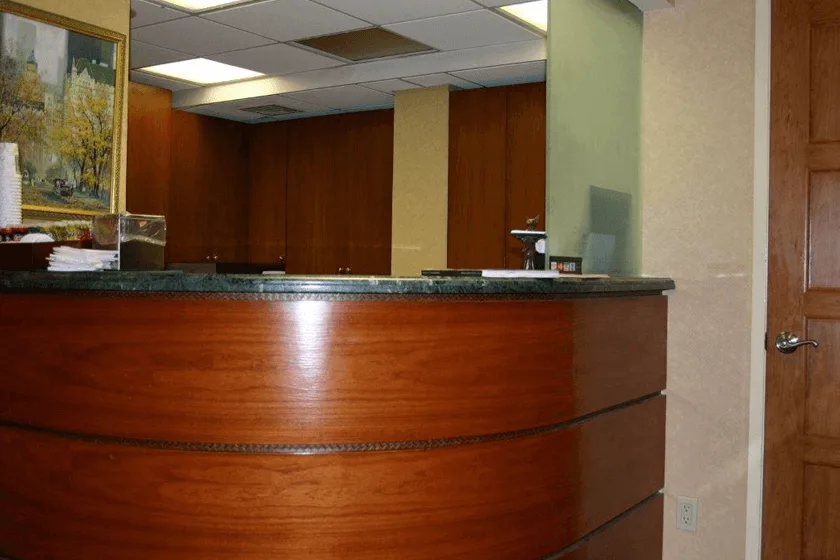 Dental team discussing care plan